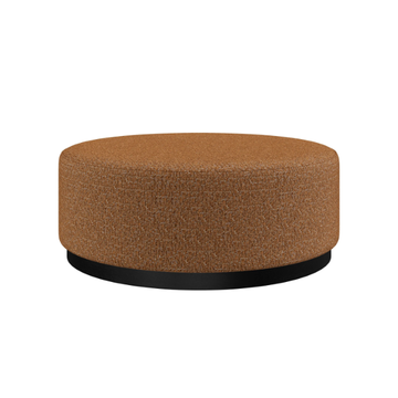 LIAM - Round fabric pouf by DÔME DECO - view 3